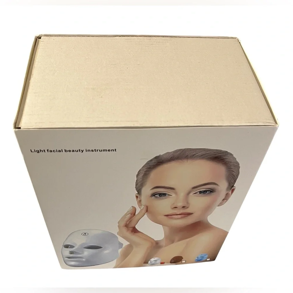 LED Facial Therapy Mask for Women - White